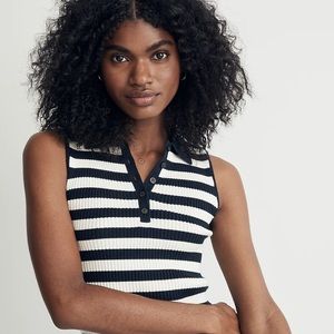 Madewell Owen Polo Sweater Tank